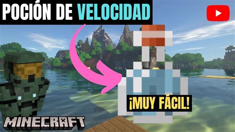 CÓMO HACER una poción de VELOCIDAD en Minecraft Poción de