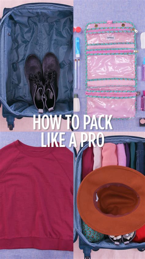 Excellent How To Pack Like A Pro Video Packing Tips For Vacation Packing Tips For Travel