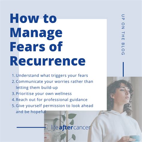 Managing Fear Of Cancer Recurrence