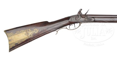 Outstanding Jacob Kunz Flintlock Half Stock Rifle