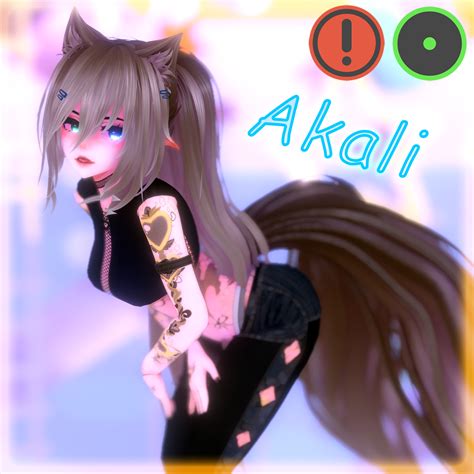 Akali Vrchat Avatar [optimized][green][3 0][3d Model][dps][physbone][pc]