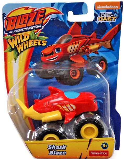 Fisher Price Blaze the Monster Machines Nickelodeon Wild Wheels Shark ...