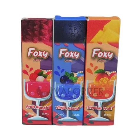 Foxy Liquid Fruity Saltnic Toko Vapor Jakarta Jual Rokok Elektrik