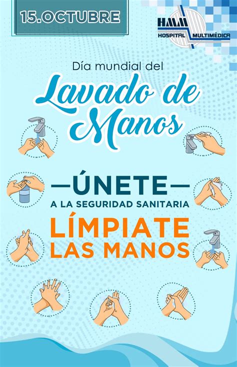 15 De Octubre Día Mundial Del Lavado De Manos Hospital Multimédica Norte