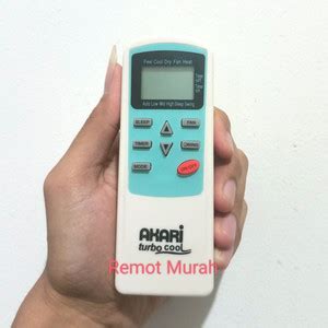 Jual REMOT REMOTE AC AKARI Turbo Cool Original Asli Kota Surakarta