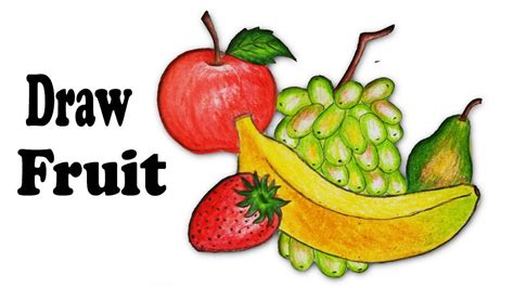 How To Draw Fruit Step By Step Easy Draw YouTube