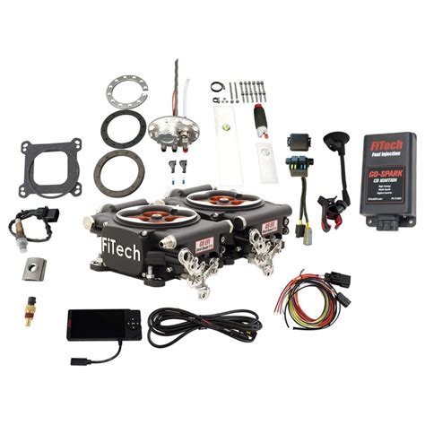 96764 Go Efi 2x4 1200 Hp Matte Black Efi System With Go Fuel In Tank 340 Lph Fuel Pump