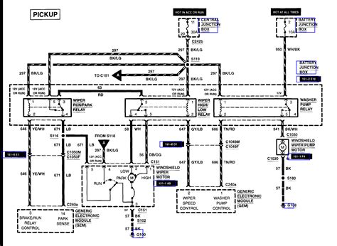 2000 Ford F250 Wiper Wiring Diagram