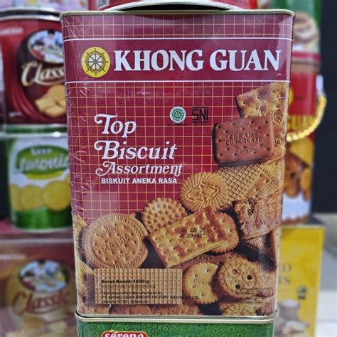 Jual KHONG GUAN TOP BISCUITS ASSORTMENT 1600gr Khong Guan Biskuit