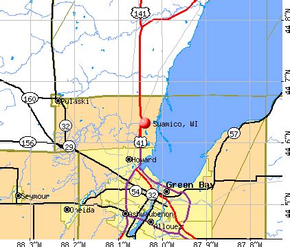 Suamico, Wisconsin (WI 54173) profile: population, maps, real estate, averages, homes ...