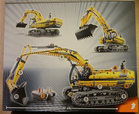 Lego Technic Motorisierter Raupenbagger Komplett Mit