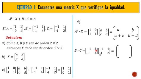 Ecuaciones Matriciales Youtube