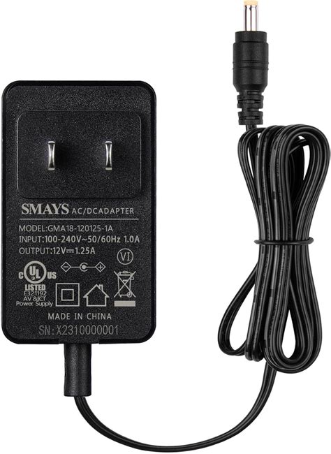 Replacement Power Cord Adapter For Alexa Spot Dot Rd Gen Tv Cube