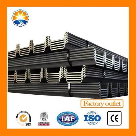 Cold Formed And Hot Rolled Larsen Q Q Q B Sy Sy Metal Sheet Piling U Z Type Steel