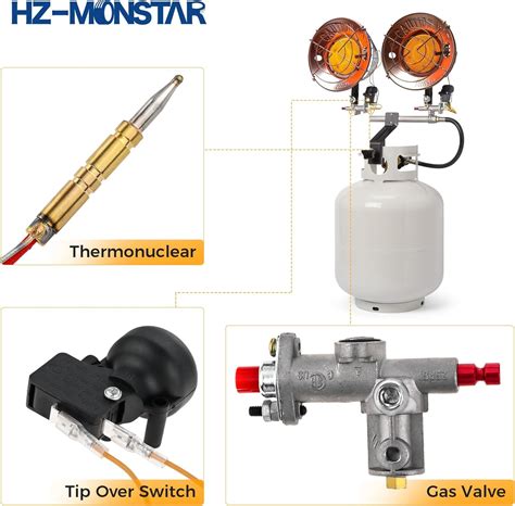 Hz Monstar Kit De V Lvula De Seguridad De Control De Gas Principal