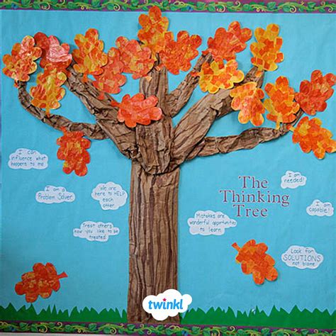 The Thinking Tree Classroom Displays School Displays Bulletin