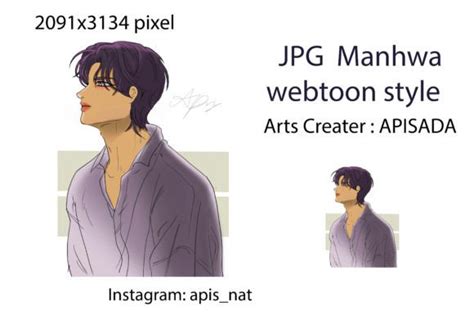 Webtoon Style Digital Arts Paint Graphic By Chubby Twins Studio Aanda