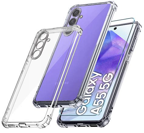 Etui do Samsung Galaxy A55 5G ANTI SHOCK CLEAR CASE WZMACNIANE Szkło