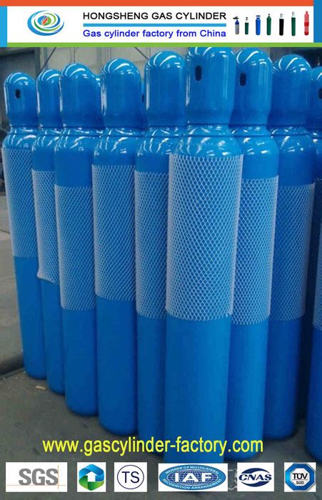 10l 150bar Medical Oxygen Tanks Iso9809 3 37mn Steel Gas Cylinder