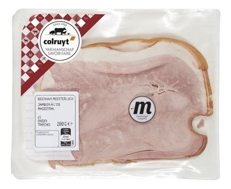 Boucherie Jambon à L Os Fumé Magistral 200g Colruyt