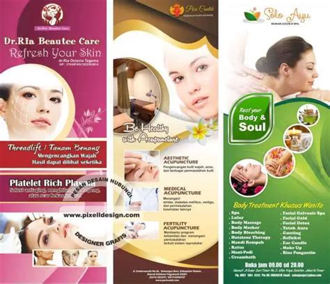 Contoh Banner Iklan Spa Skincare Salon Kecantikan