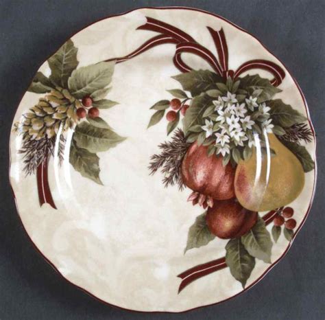 Yuletide Celebration Salad Plate By Fifth Pts Christmas Plate