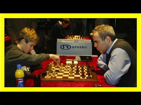 Garry Kasparov Vs Magnus Carlsen