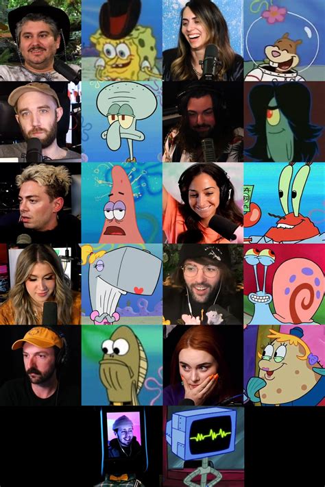 The crew as SpongeBob characters : r/h3h3productions