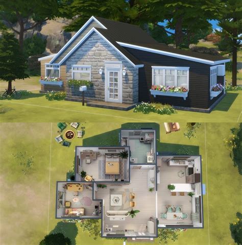 2 Parkkeva Sims 4 House Plans Sims House Sims 4 House Building