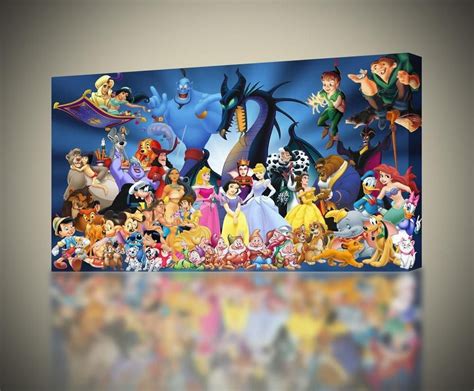 Disney Characters Canvas Print