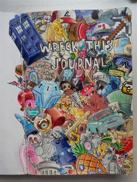 Wreck This Journal - Title page by Poulped on DeviantArt