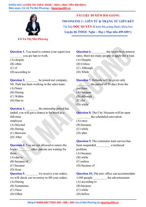 Longman Preparation Series For The Toeic Test Introductory E To The