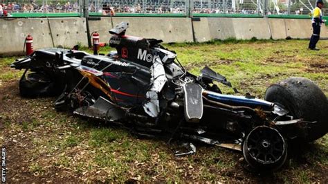 Australian Grand Prix Crash Fernando Alonso Suffers Huge Accident Bbc Sport