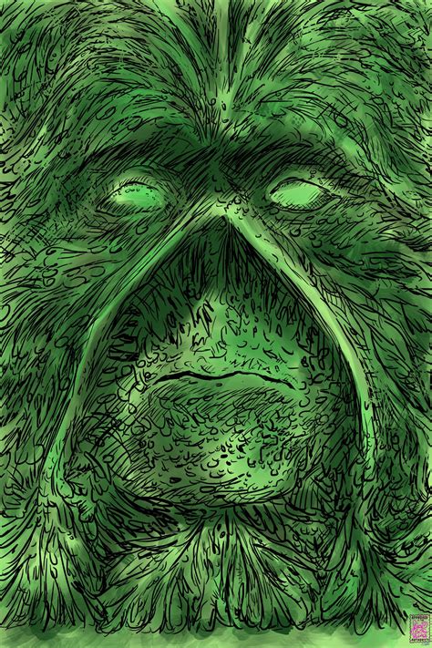 Swamp Thing fan art by me on Photoshop : r/swampthing