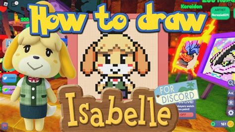 How To Draw Isabelle From Animal Crossing Starving Artist Roblox