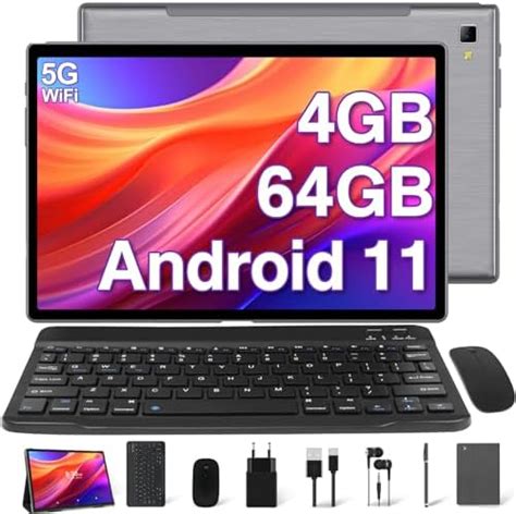 YESTEL Tablet 10 Pulgadas Con 5G 2 4G WiFi Android 11 4GB RAM 64 GB