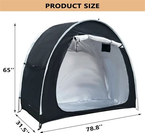 PROLEE Bike Tent 6.6FT Waterproof 210D Oxford Fabric Review - 🏕 CampingTipz