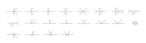 Electronic symbols design in AutoCAD 2D drawing, CAD file, dwg file ...