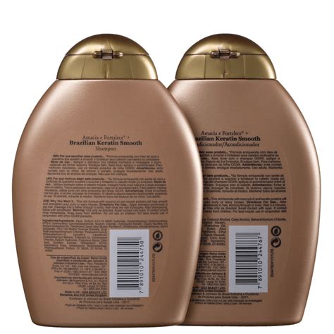 Kit OGX Brazilian Keratin Smooth Small Duo Beleza Na Web