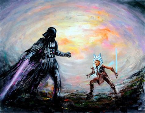 Ahsoka Tano Darth Vader Fan Art