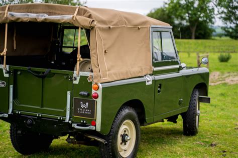 Land Rover Series Bronze Green Soft Top Galvanised Chassis