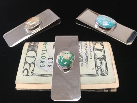 Turquoise Money Clips