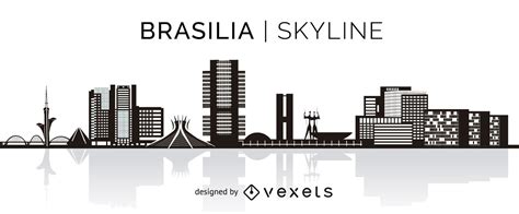 Brasilia Silhouette Skyline Vector Download