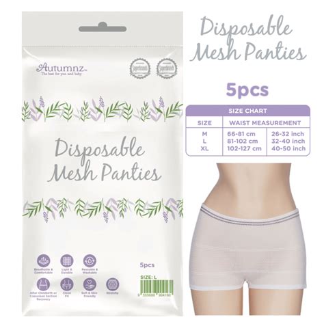 Autumnz Disposable Mesh Panties Pcs Pack M L Xl Best Buy