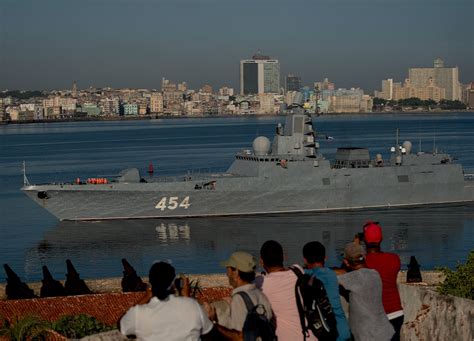 Navi Da Guerra Russe Verso Cuba La Marina Usa Al Largo Della Florida