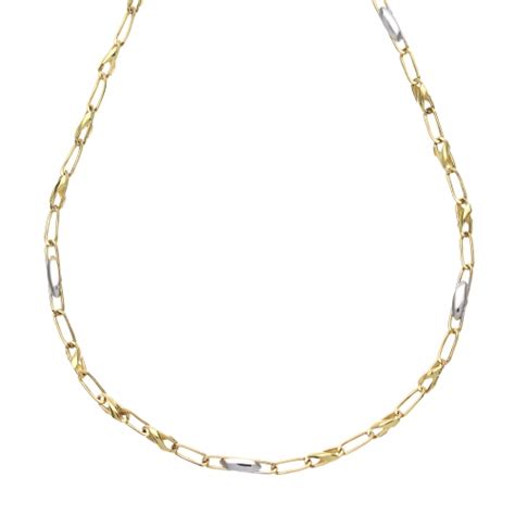 Collana Uomo Oro Giallo Bianco Gl Gioiellerialucchese It