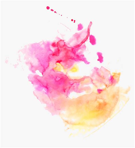 Ftestickers Watercolor Brushstrokes Pink Watercolor Background Stain