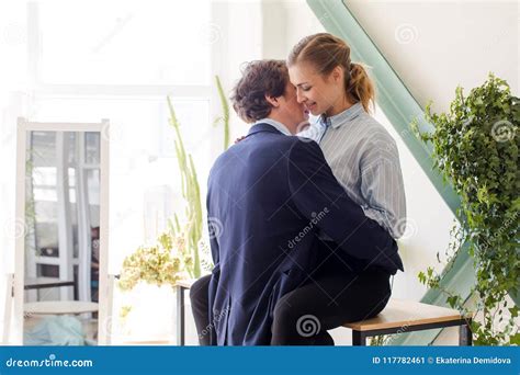 Couple Making Sex At Work Stock Image Image Of Assistant 117782461