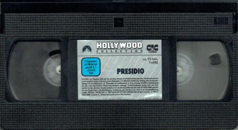 VHS PRESIDIO Sean Connery Mark Harmon Meg Ryan Jack Warden 1988