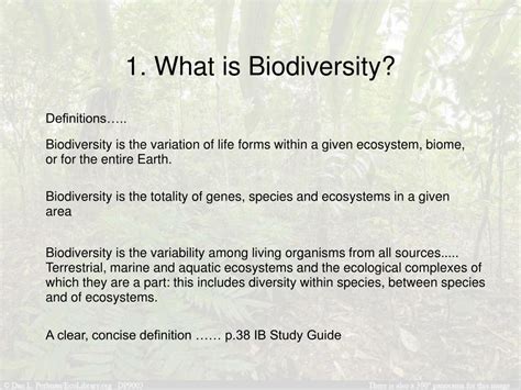 Ppt Introduction To Biodiversity Powerpoint Presentation Free Download Id 2208810